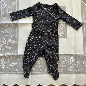 Carter’s Baby Girl 3-piece PurelySoft Outfit Black And White 3M